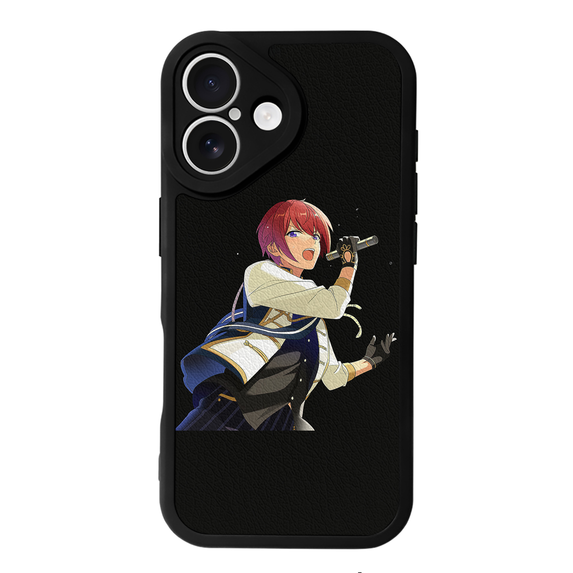 （画像用） あんさんぶるスターズ! Ensemble Stars 【iPhone 16シリーズ対応】シリコンスマホケース（レザー調） 材質：シリコン
